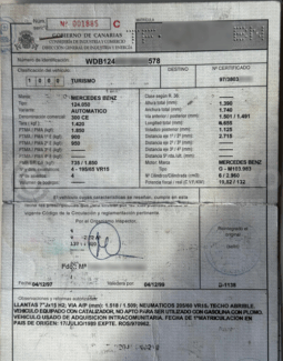 
										MERCEDES 300CE (W124) completo									