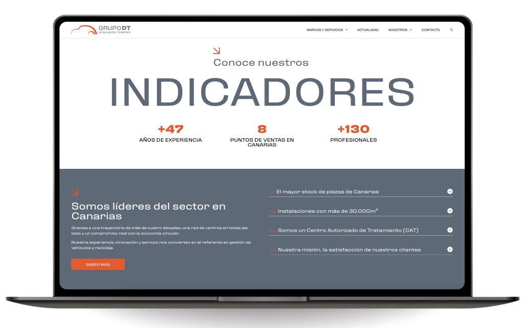 Descubre la nueva web de GrupoDT.