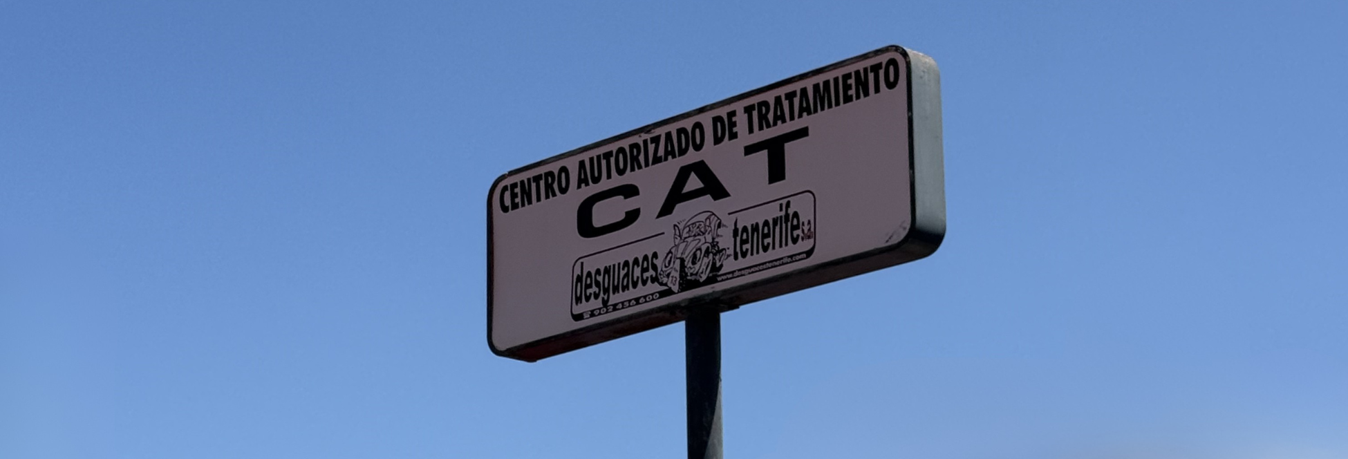 En el Grupo Desguaces Tenerife, como Centro Autorizado de Tratamiento de Vehículos Fuera de Uso, operamos bajo el Nº CAT: RP-090-IC.